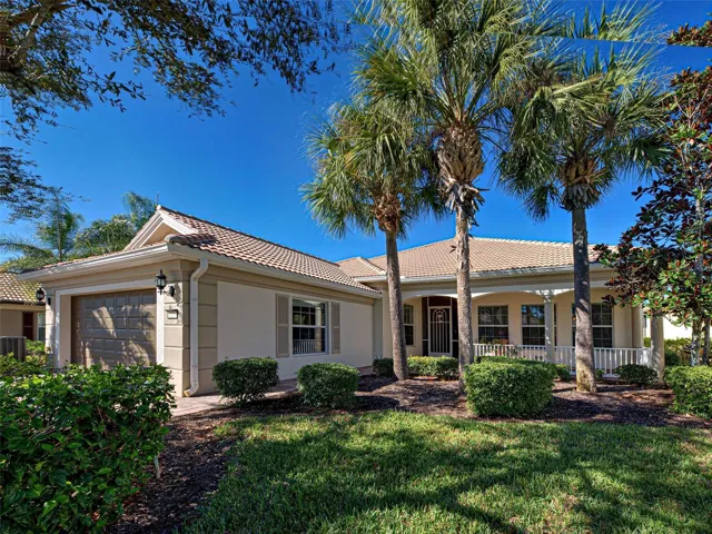 Freshly painted exterior highlights the home’s curb appeal and charming front porch.