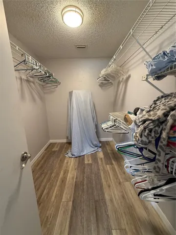 Primary closet