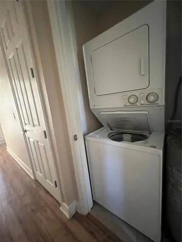 Washer and dryer upstairs