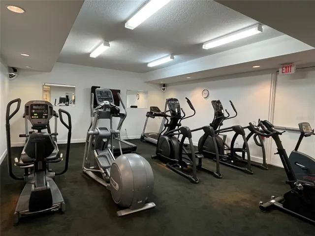 Clubhouse fitness center