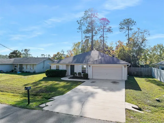 Spacious yard