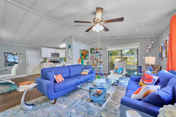 Open floor plan creates a welcoming feeling