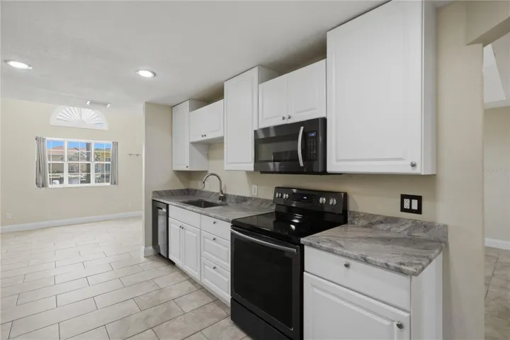 Updated kitchen with granite counters