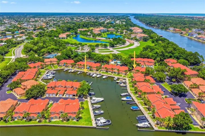Marina around the corner from the Intracoastal