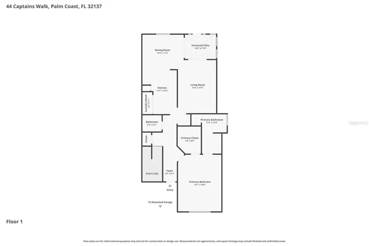 Downstairs floor plan