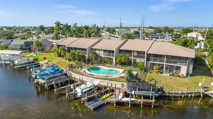 Aerial View of the Back of the Condo