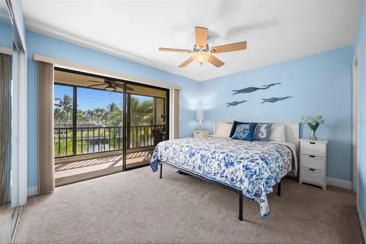 Primary Bedroom with Screened Balcony