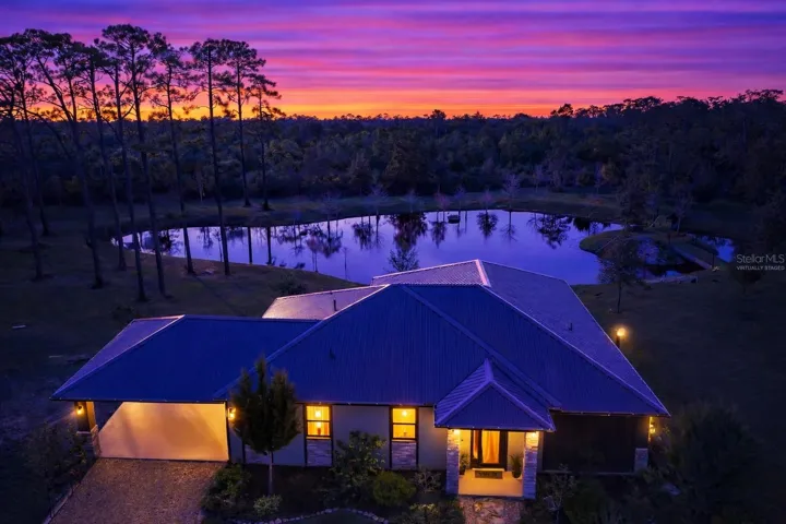 Twilight Exterior Virtually Staged