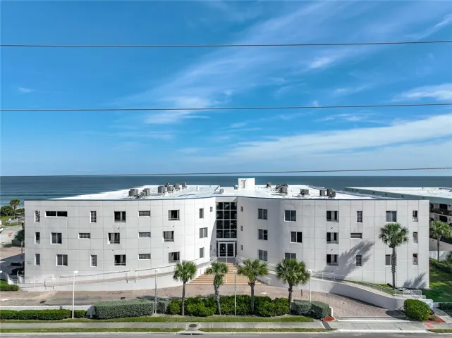 Front view of condominium