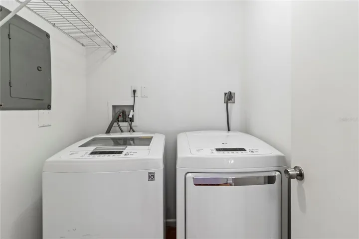 First floor laundry room