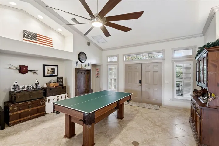 Foyer / Game Room. Open to the family room.