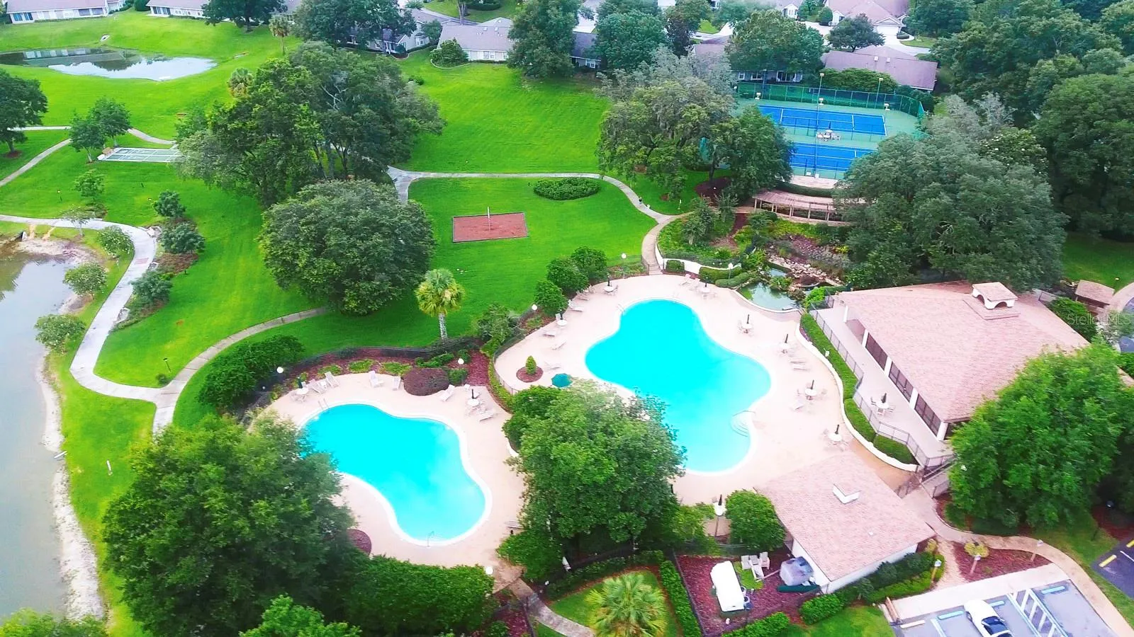 Clubhouse w/ 2 Pools, Tennis Courts, Pickleball, Shuffleboard & Walking Trails