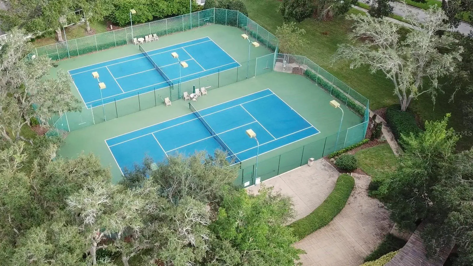 Lighted Tennis Courts