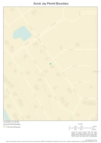 Scrub Jay Map