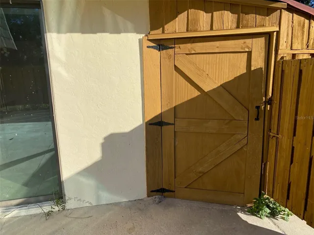exterior storage unit