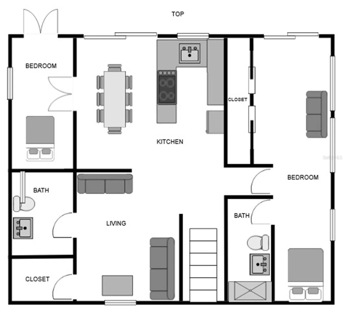 Upper Level Floor Plan