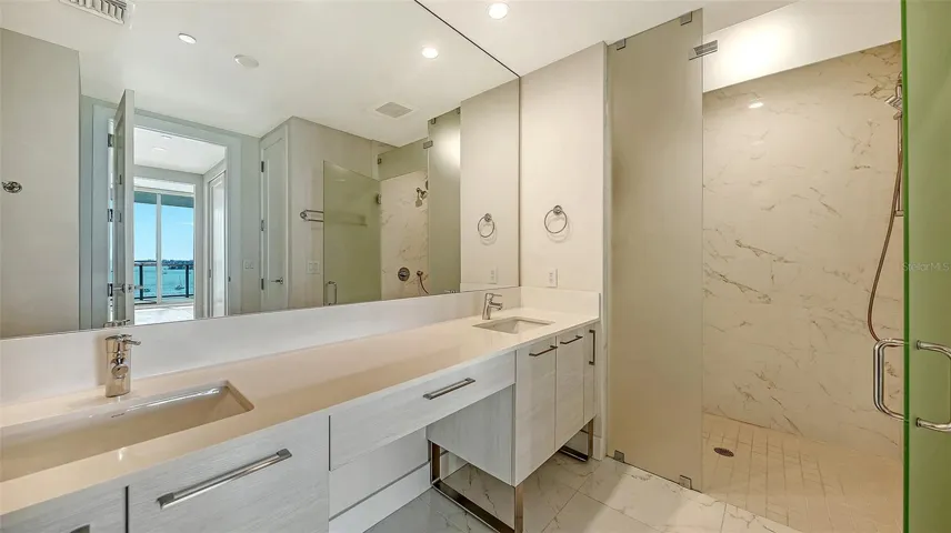 walk-in shower