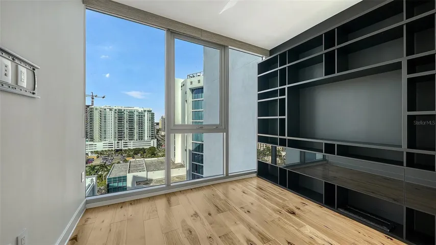 bookcase in the office
