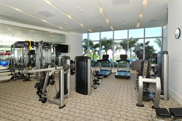 fitness center