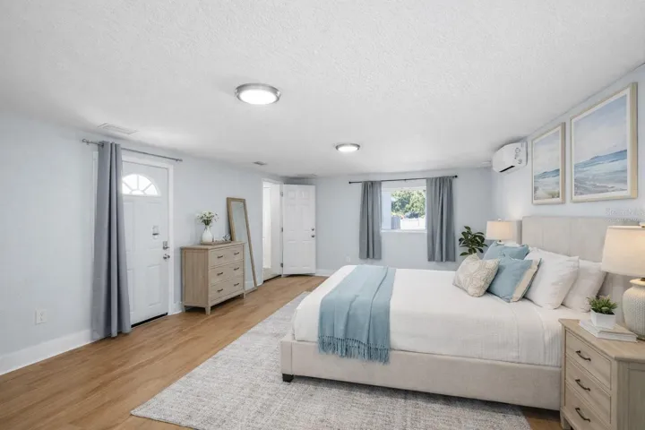 Master bedroom virtually staged
