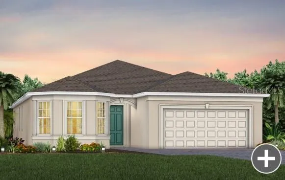 Exterior Design. Artistic rendering for this new construction home. Pictures are for illustrative purposes only. Elevations, colors and options may vary.