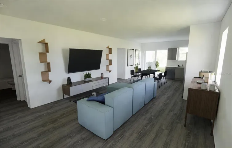 Spacious Living Room Fit For Entertaining