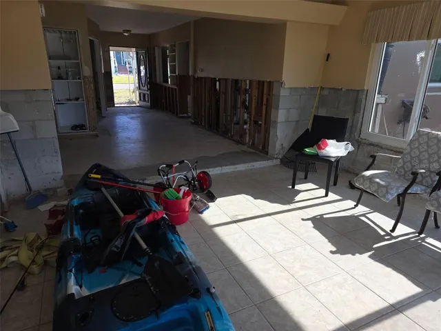Family room and Dining Room