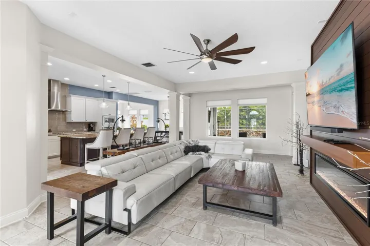 Family Room with Fireplace