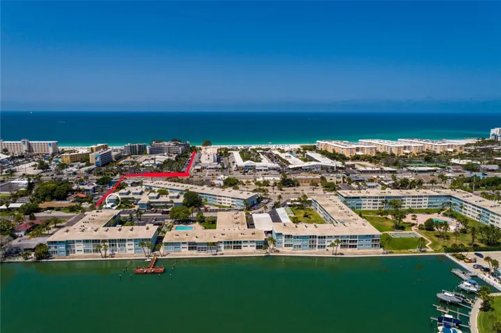 Unit 6 & short walk to the beach on the Gulf of Mexico.