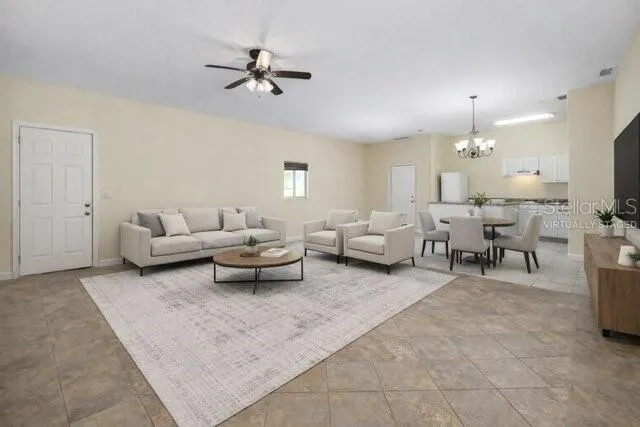 Guest House virtually staged