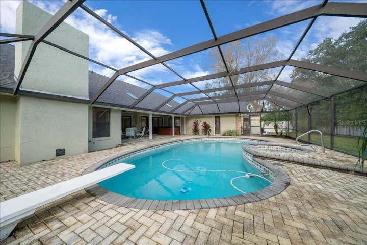 Lanai and pool