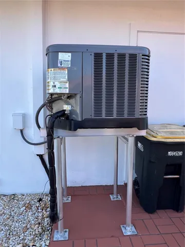 Raised AC Condenser