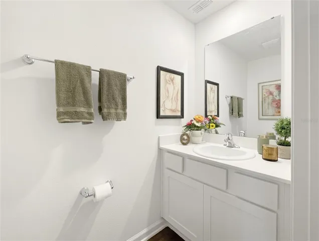 Convenient, downstairs half bath