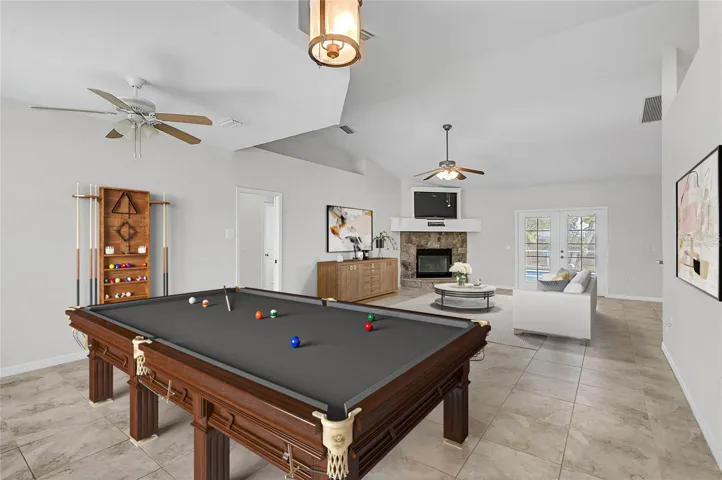 Familyroom with Bonus Room (virtually staged)