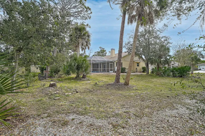 Rear side Yard