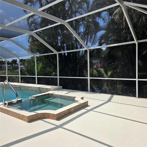 French doors open to Spa
