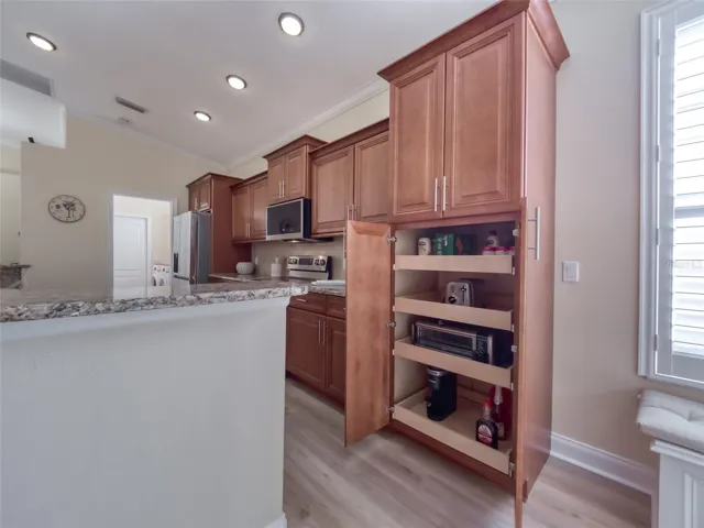 Pull-Out Drawers in Pantry