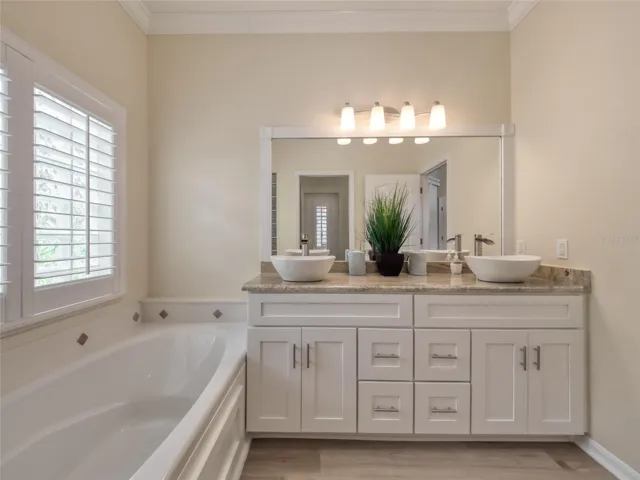 Double Vessel Sinks in Primary Bath