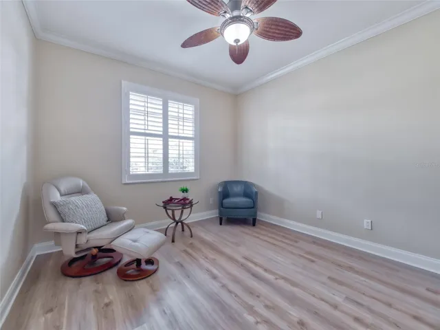 Bedroom 2 w/ Ceiling Fan
