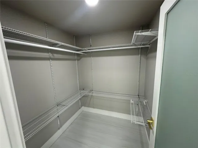 Bedroom #3's walk-in closet.