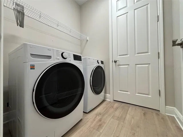 Laundry Room with door to garage