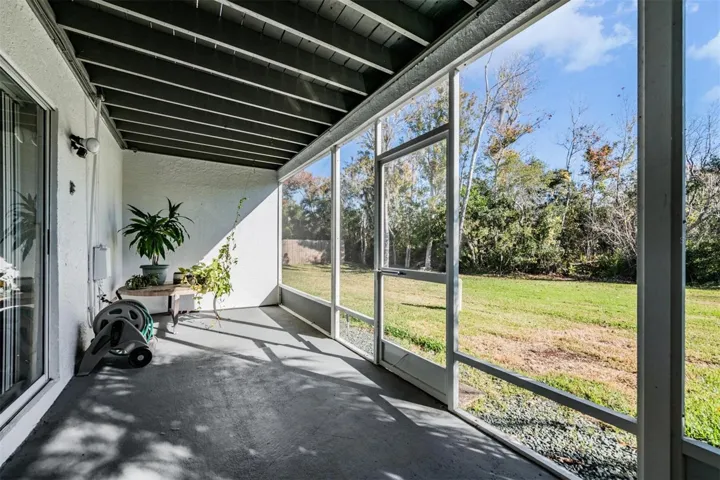 Back patio