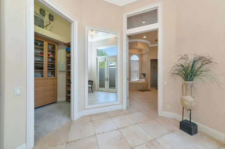 Dressing area in Master bath area