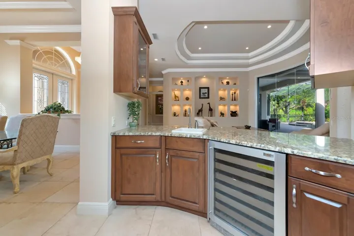 Wet Bar Area