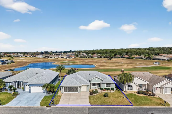 Views of #14, #15 and Pond