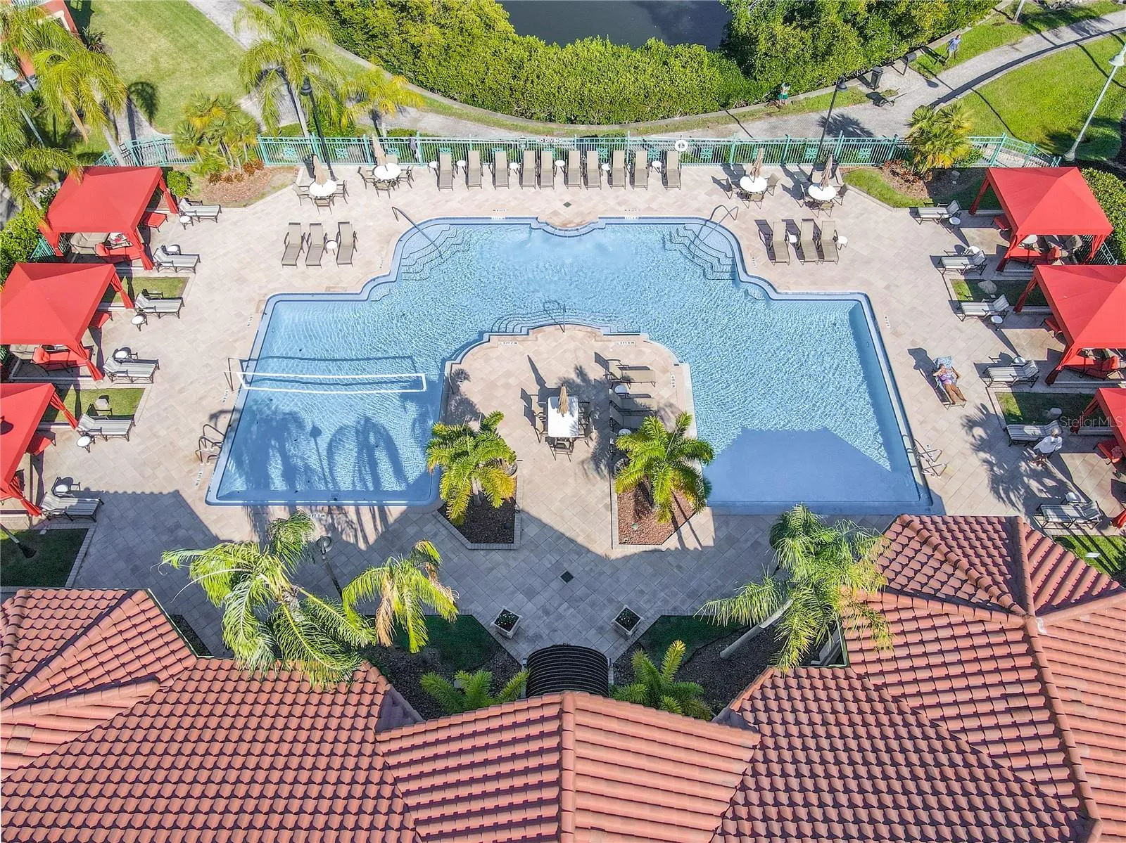 Community amenities include a 24-hour fitness center,  tennis courts, resident-use kayaks, a resort-style heated pool, and hot tub.