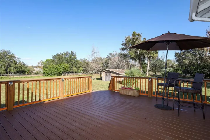 Huge Back Deck with Trex Composite Decking