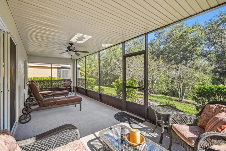 SCREENED AND COVERED LANAI
