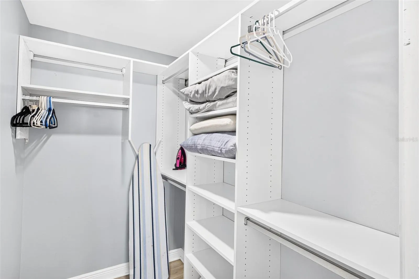 Primary walk-in closet