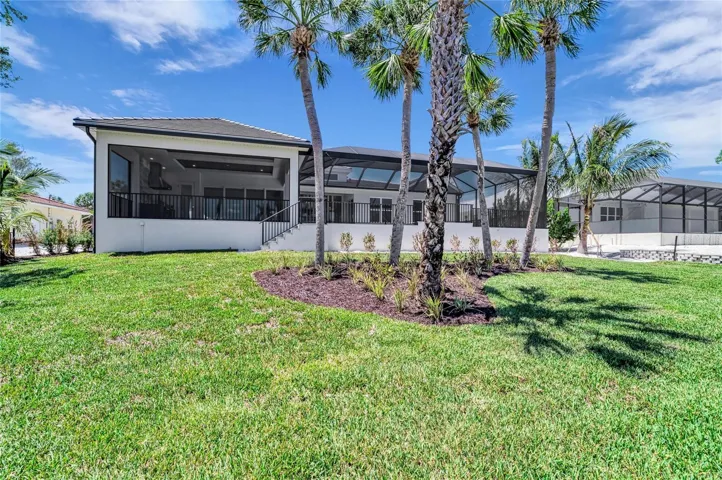 spacious yard